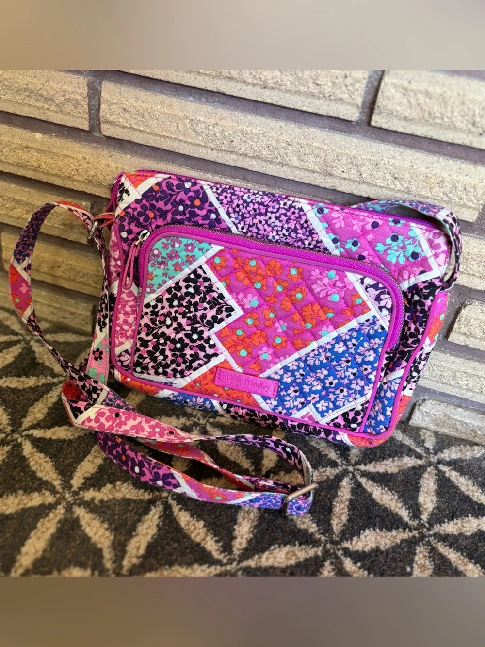 Boho Quilted Crossbody Bag - Vera Bradley - Summer Bag - Picture 3 of 15